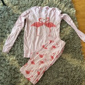 Pink Flamingo Kids Pajamas